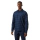 риза,с,дълъг,ръкав,мъжки,ризи,helly,hansen,aker,flannel,long,sleeve,shirt,ocean,sierra,plaid,(blue)