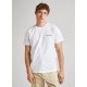 тениска,мъжки,тениски,pepe,jeans,claus,short,sleeve,t,shirt,white,(white)