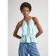 дамски,блузи,дамски,ризи,pepe,jeans,daisy,sleeveless,blouse,aqua,blue