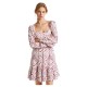 рокля,дамски,поли,и,рокли,pepe,jeans,doxa,long,sleeve,short,dress,pink,(mousse,white)