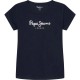 тениска,детски,тениски,pepe,jeans,hana,glitter,short,sleeve,t,shirt,dulwich,blue,(black)