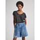 тениска,дамски,тениски,pepe,jeans,lottie,short,sleeve,t,shirt,infinity,grey,(blue)