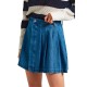 пола,дамски,поли,и,рокли,pepe,jeans,mini,pleat,denim,skirt,blue