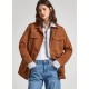 яке,дамски,якета,и,палта,pepe,jeans,theresa,jacket,brown,(cognac,brown)