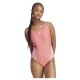 бански,костюм,дамски,бански,костюми,adidas,3,stripes,swimsuit,preloved,scarlet,white,(pink)
