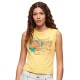 тениска,дамски,тениски,superdry,la,graphic,sleeveless,t,shirt,sun,yellow,marl,(yellow)