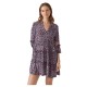 рокля,дамски,поли,и,рокли,vero,moda,easy,joy,long,sleeve,dress,purple,(black,aop,olga)
