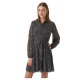 рокля,дамски,поли,и,рокли,vero,moda,holly,long,sleeve,dress,grey,(black,aop,joey,dot)
