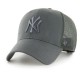 шапка,всички,шапки,47,mlb,new,york,yankees,branson,mvp,cap,charcoal,(grey)