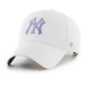 шапка,всички,шапки,47,mlb,new,york,yankees,enamel,twist,under,mvp,cap,white