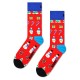 чорапи,мъжки,чорапи,happy,socks,all,i,want,for,christmas,half,long,socks,multicolor,(red)