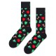 чорапи,мъжки,чорапи,happy,socks,apple,half,long,socks,multicolor,(black)