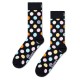 чорапи,мъжки,чорапи,happy,socks,big,dot,half,long,socks,multicolor,(black)