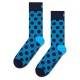 чорапи,мъжки,чорапи,happy,socks,big,dot,half,long,socks,turquoise,(blue)
