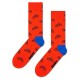чорапи,мъжки,чорапи,happy,socks,bike,half,long,socks,red,(orange)