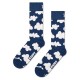 чорапи,мъжки,чорапи,happy,socks,cloudy,half,long,socks,blue,(navy)