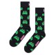 чорапи,мъжки,чорапи,happy,socks,frog,half,long,socks,multicolor,(black)