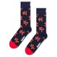 чорапи,мъжки,чорапи,happy,socks,gingerbread,man,half,long,socks,blue,(navy)