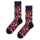чорапи,мъжки,чорапи,happy,socks,mushroom,half,long,socks,multicolor,(navy)
