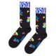 чорапи,мъжки,чорапи,happy,socks,mushrooms,half,long,socks,multicolor,(black)