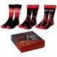 чорапи,детски,чорапи,cerdá,stranger,things,socks,3,pairs,red,(multicolor)