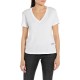 тениска,дамски,тениски,replay,w3084a.000.20994,short,sleeve,v,neck,t,shirt,optical,white,(white)
