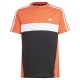 тениска,детски,тениски,adidas,tiberio,3,stripes,short,sleeve,t,shirt,orange,(bright,red,black,white)