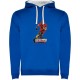 суичър,мъжки,пуловери,kruskis,american,football,bicolor,hoodie,blue,(royal,blue,white)