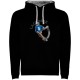 суичър,мъжки,пуловери,kruskis,lacrosse,player,bicolor,hoodie,black,(black,grey)