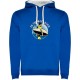 суичър,мъжки,пуловери,kruskis,on,the,wave,bicolor,hoodie,blue,(royal,blue,white)