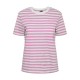 тениска,дамски,тениски,pieces,ria,short,sleeve,t,shirt,pastel,lavender,stripes,bright,white,(pink)