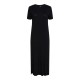 рокля,дамски,поли,и,рокли,pieces,sofia,maxi,short,sleeve,midi,dress,black,(black)