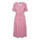 рокля,дамски,поли,и,рокли,pieces,tala,string,tie,short,sleeve,midi,dress,hot,pink,aop,multi,flower,(pink)