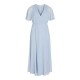 рокля,дамски,поли,и,рокли,vila,rilla,v,short,sleeve,long,dress,kentucky,blue,(blue)