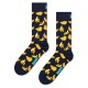чорапи,мъжки,чорапи,happy,socks,banana,half,long,socks,multicolor,(navy)