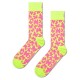 чорапи,мъжки,чорапи,happy,socks,butterfly,half,long,socks,yellow,(yellow,pink)