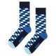 чорапи,мъжки,чорапи,happy,socks,filled,optic,half,long,socks,multicolor,(navy)