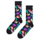 чорапи,мъжки,чорапи,happy,socks,leaves,half,long,socks,multicolor,(black)