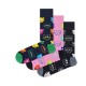 чорапи,мъжки,чорапи,happy,socks,mixed,cats,gift,set,half,long,socks,3,pairs,multicolor,(navy)
