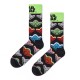 чорапи,мъжки,чорапи,happy,socks,star,wars™,yoda,half,long,socks,multicolor,(black)
