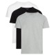 мъжко,бельо,tommy,hilfiger,um0um03137,short,sleeve,base,layer,3,units,black,white,grey,heather,(grey)