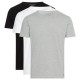 мъжко,бельо,tommy,hilfiger,um0um03138,short,sleeve,base,layer,3,units,black,white,grey,heather,(grey)