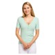 тениска,дамски,тениски,lee,henley,short,sleeve,v,neck,t,shirt,seafoam,(green)