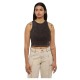 тениска,дамски,топове,dickies,newington,sleeveless,t,shirt,double,dye,acid,wash,black,(beige)