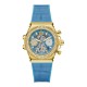 часовник,часовници,guess,fusion,woman,watch,golden,(turquoise)
