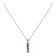 бижутерия,maserati,jm423atz26,necklace,blue,(silver)