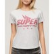 тениска,дамски,тениски,superdry,archive,kiss,print,fit,short,sleeve,t,shirt,flake,grey,marl,(grey)