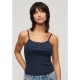 тениска,дамски,тениски,superdry,essential,button,down,sleeveless,t,shirt,richest,navy,(blue)