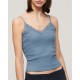тениска,дамски,тениски,superdry,essential,lace,trim,sleeveless,t,shirt,wedgewood,blue,(blue)