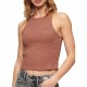 тениска,дамски,тениски,superdry,essential,logo,racer,sleeveless,t,shirt,mocha,mousse,brown,(brown)